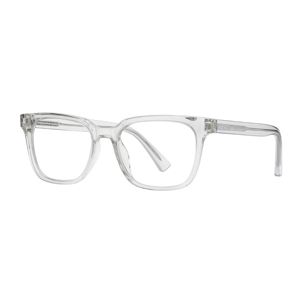 Lunettes de vue anti-lumière bleue pour homme - Monture Transparente