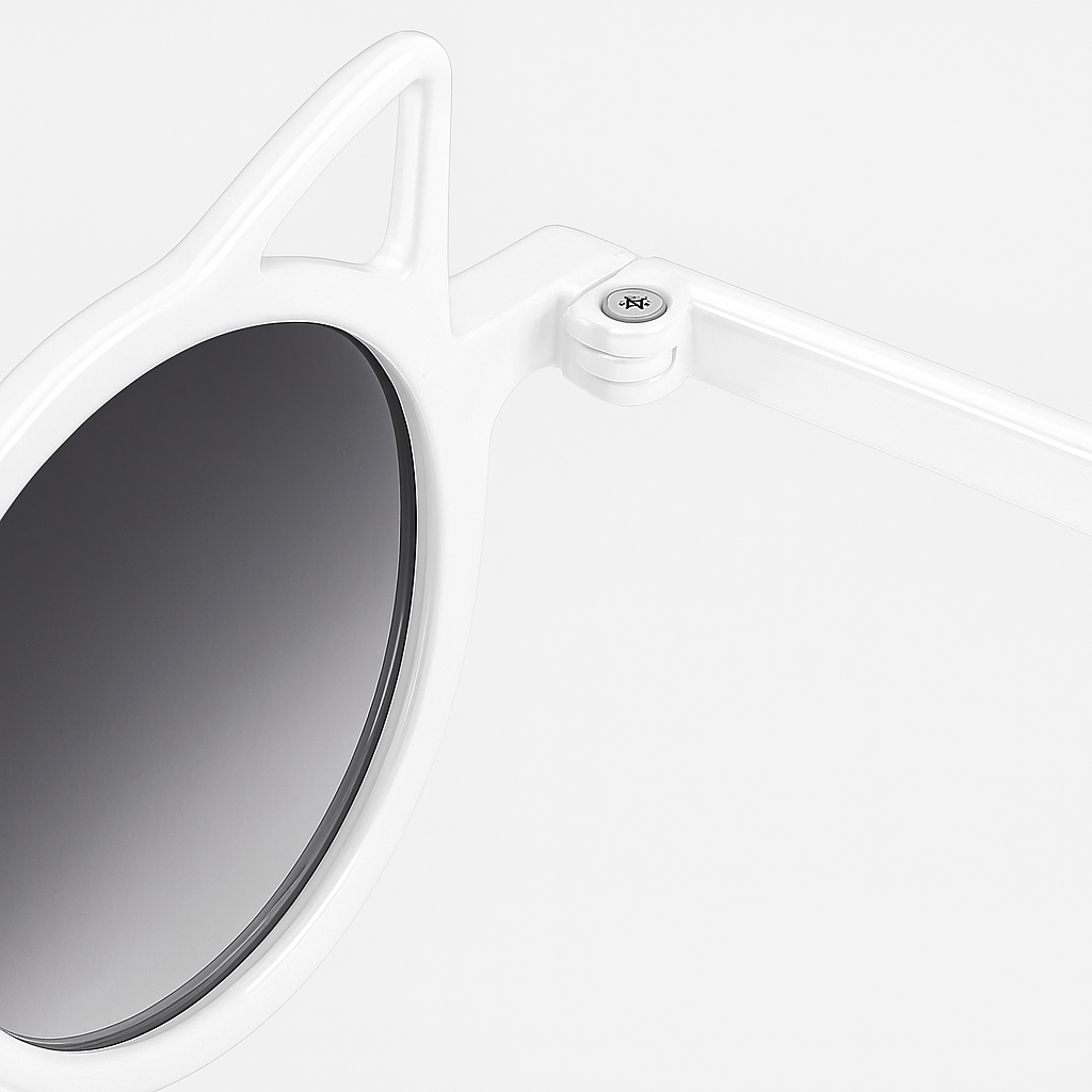 Lunettes de soleil fille – Chat mignon blanc