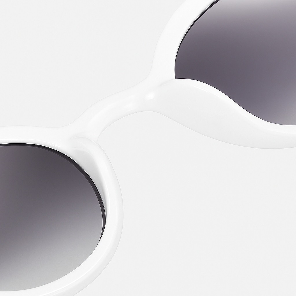 Lunettes de soleil fille – Chat mignon blanc