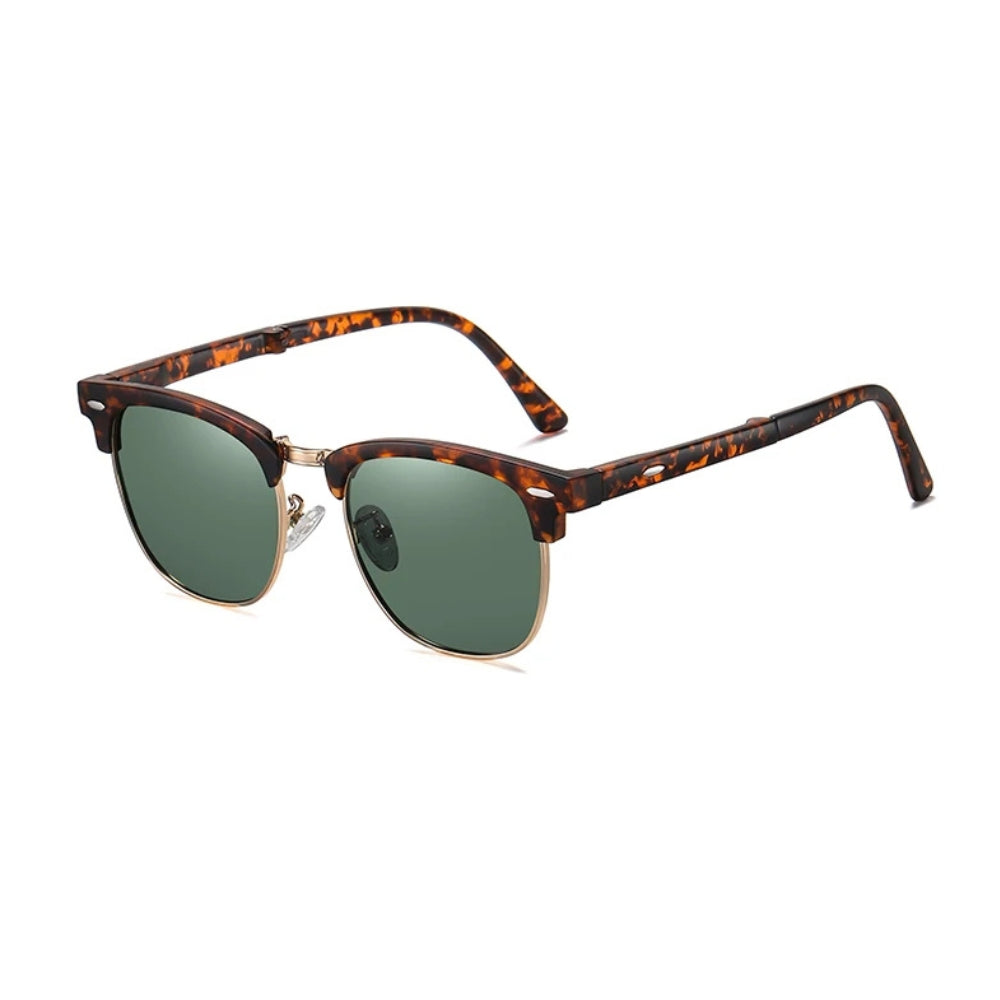 Clubmaster Pliable Ambre – Polarisées