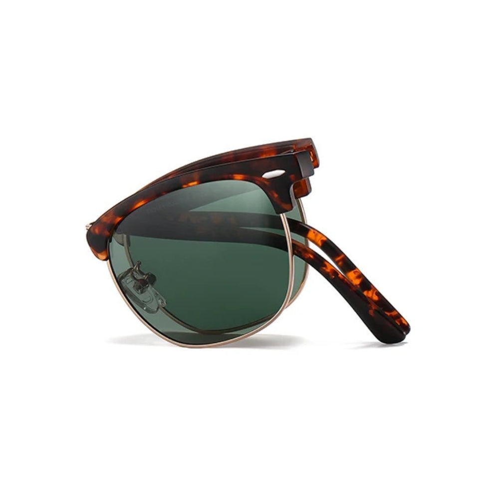 Clubmaster Pliable Ambre – Polarisées