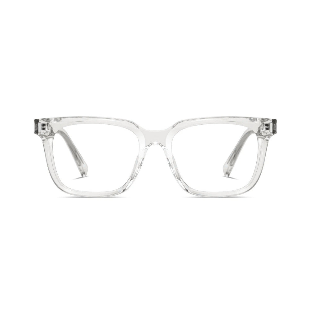 Lunettes de vue anti-lumière bleue pour homme - Monture Transparente
