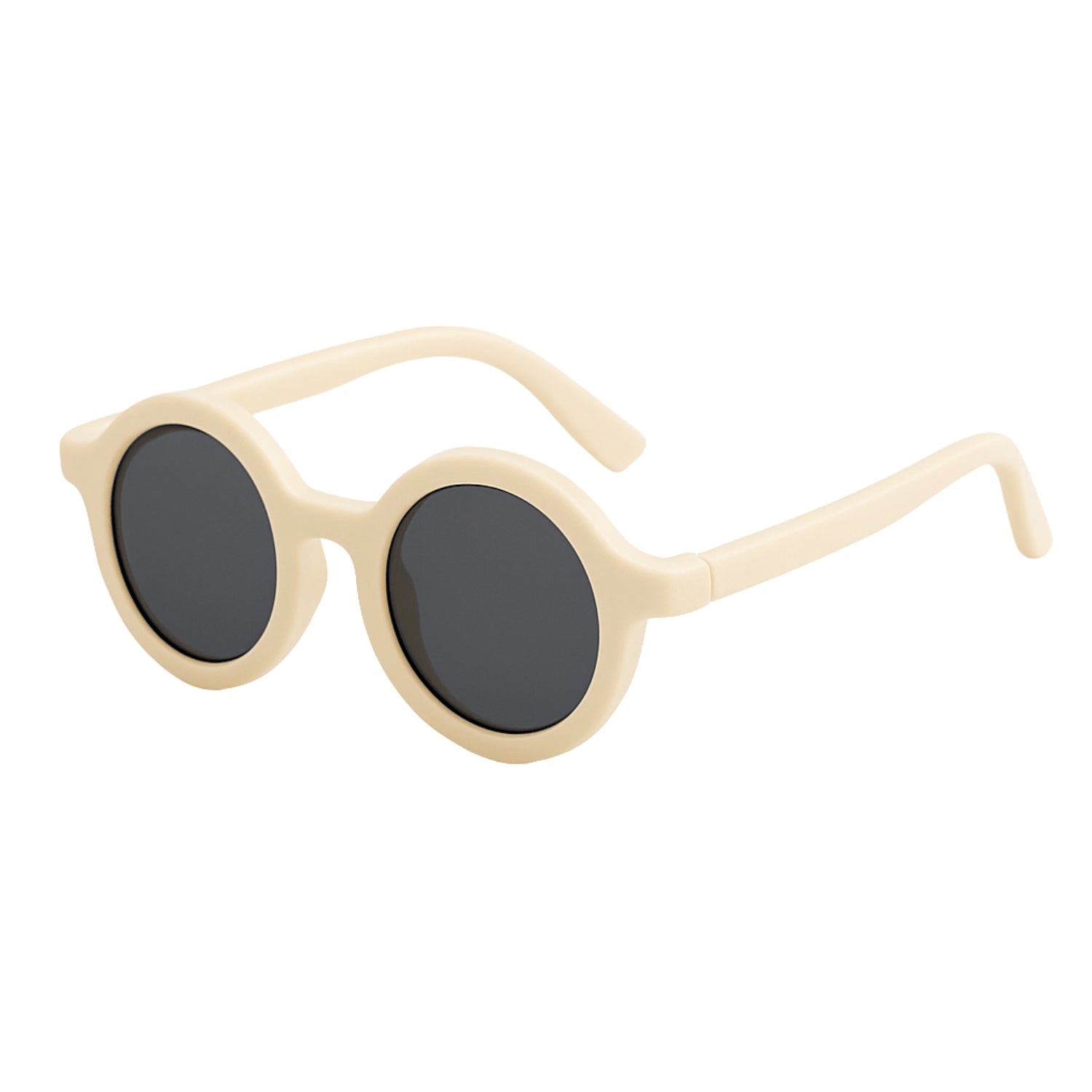 Lunettes pliables pour fille – Rondes et compactes – Beige
