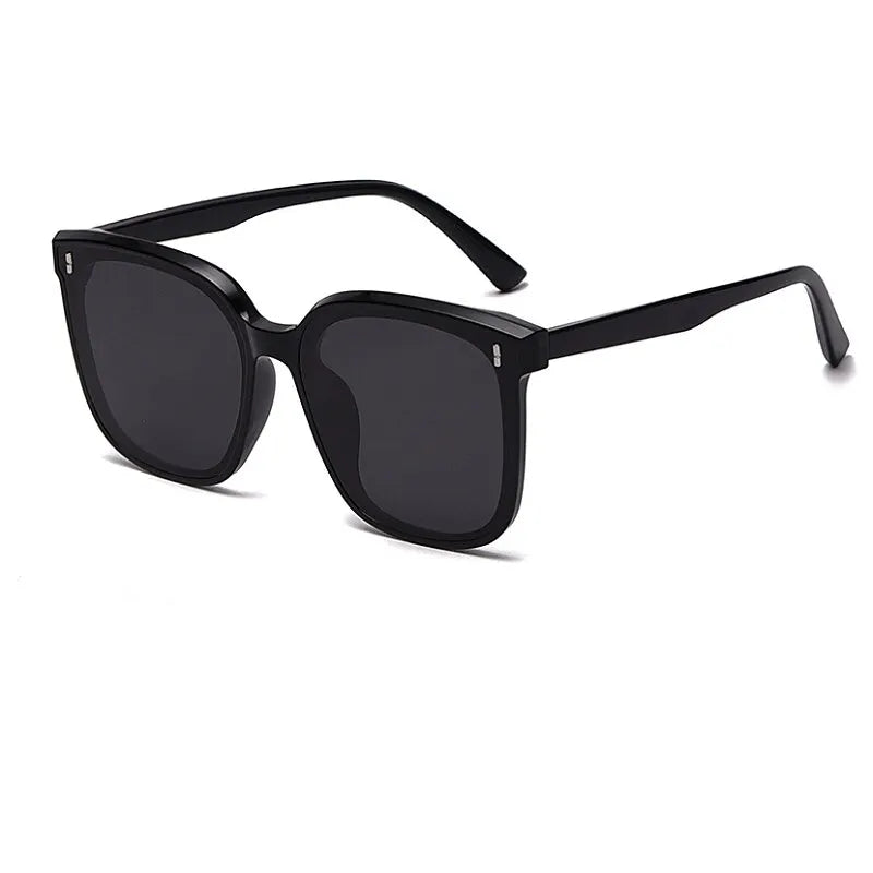Lunettes de soleil femme oversize carré - Noir