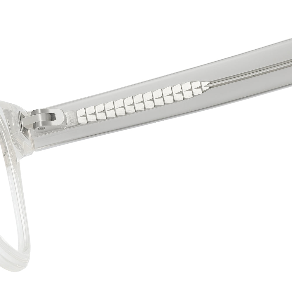 Lunettes de vue anti-lumière bleue pour homme - Monture Transparente