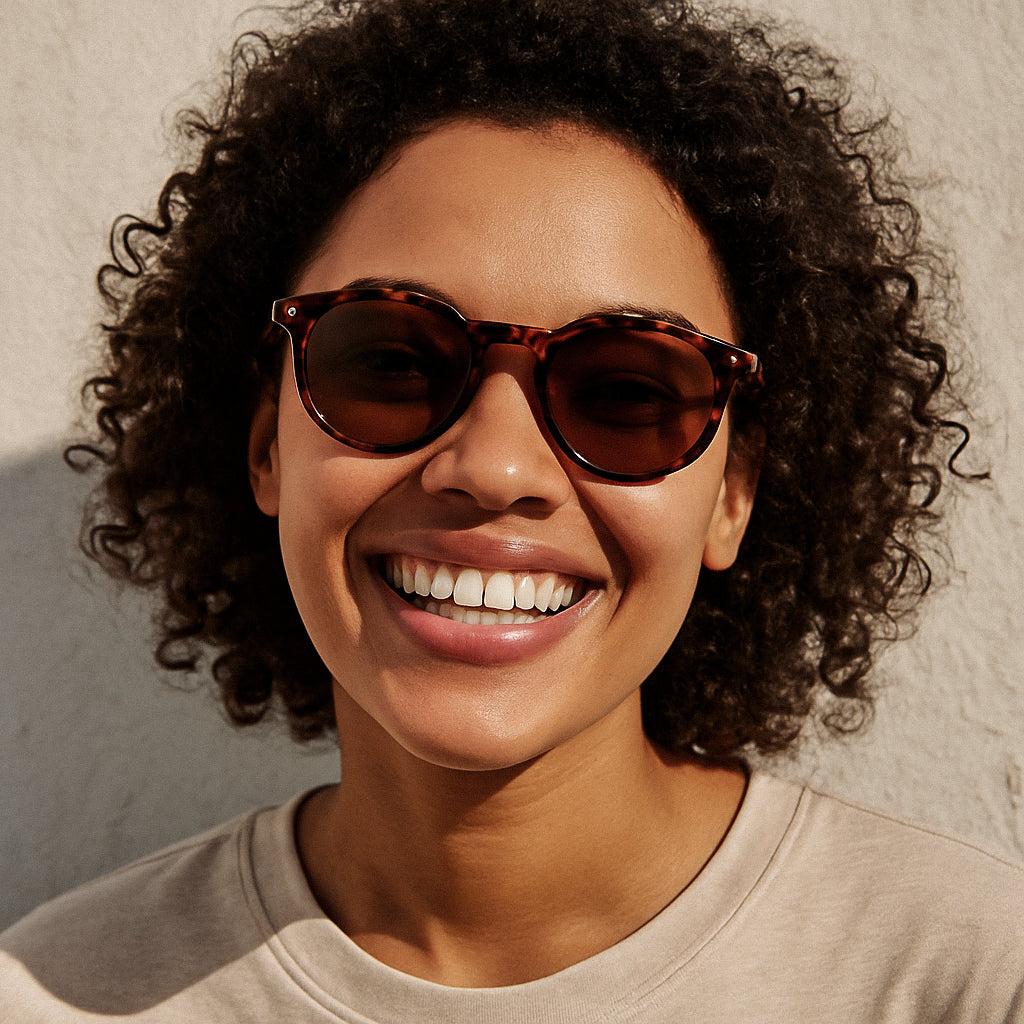 Lunettes de soleil Féline - Motif Léopard