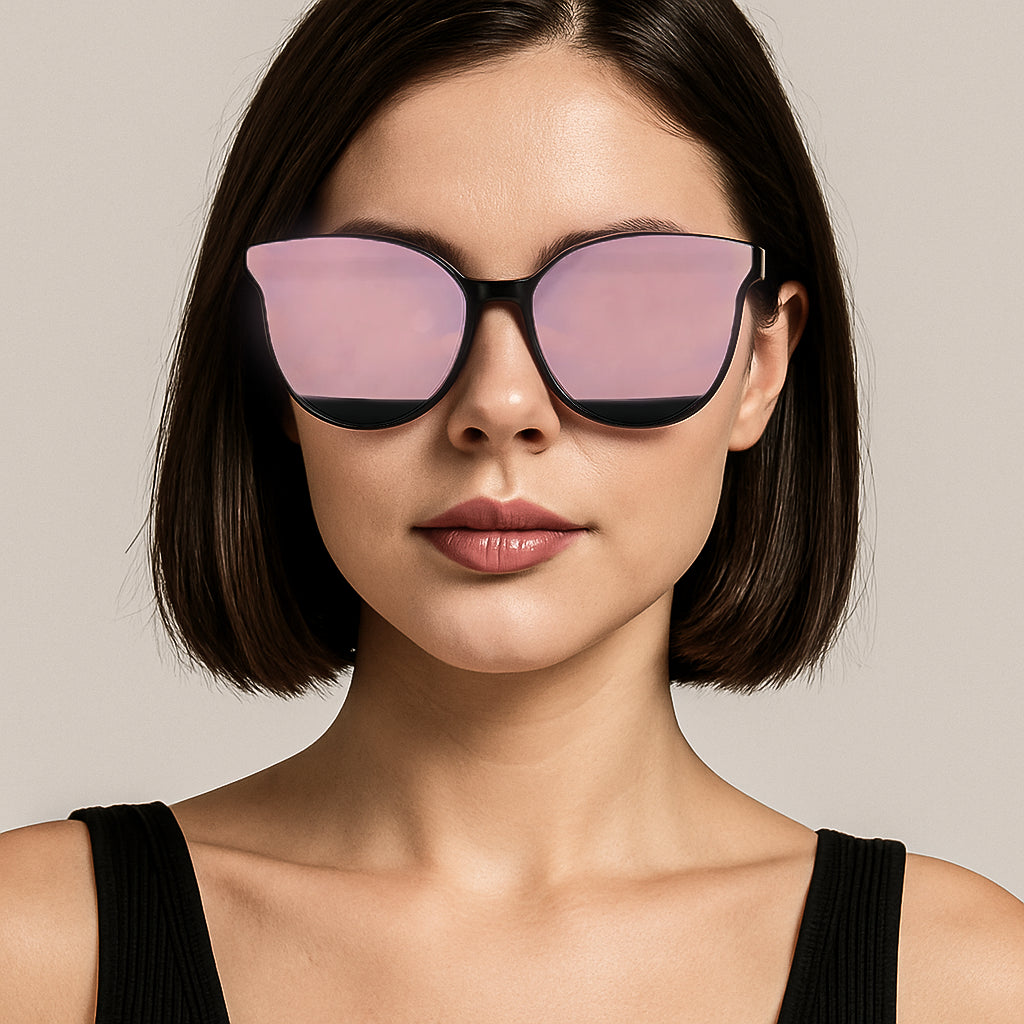Lunettes Soleil Femme – Œil de Chat Rose Gold