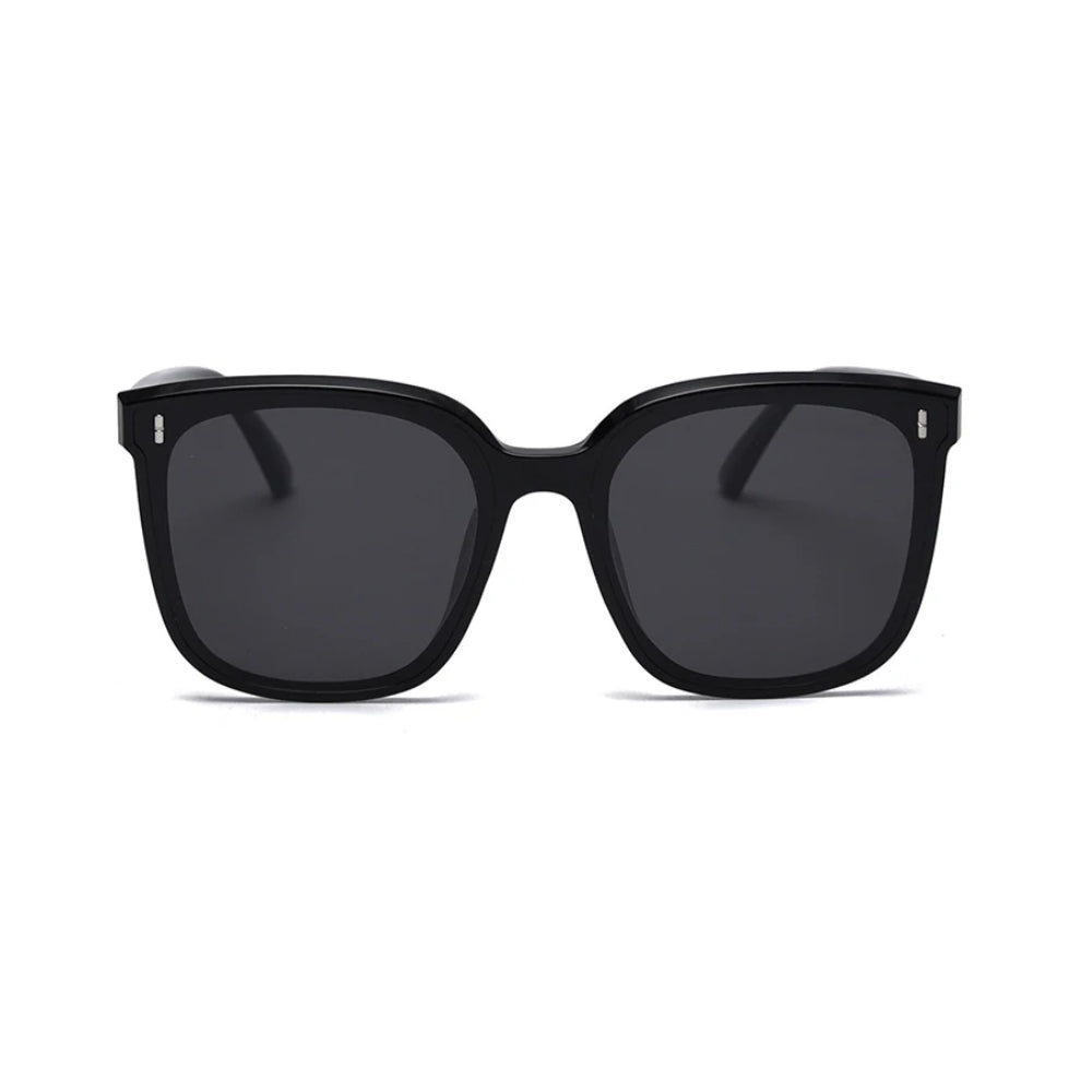 Lunettes de soleil femme oversize carré - Noir