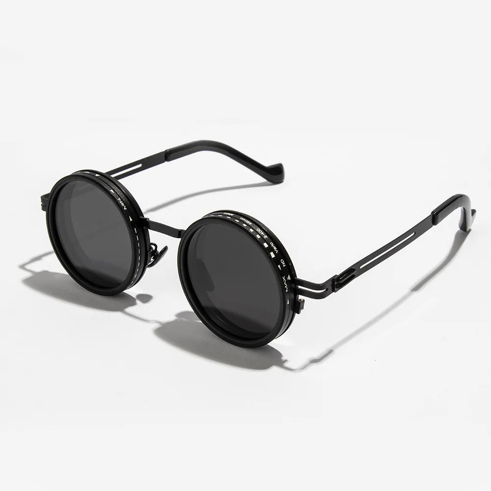 Neo Vision 9 - Lunettes de soleil rondes polarisés ajustable
