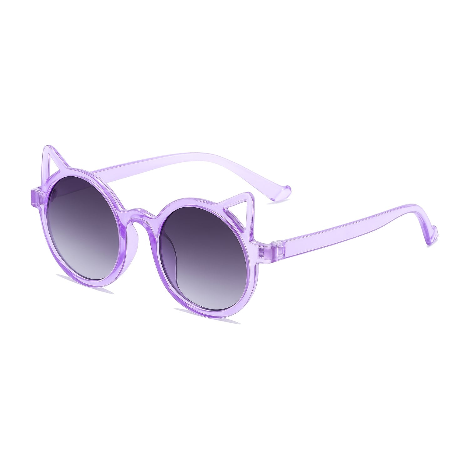 Lunettes de soleil fille violette - Chat fantaisie
